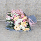Sweet Embrace: Pink Rose Bouquet