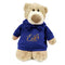 Eid Mubarak Bear": Adorable light brown bear wearing a blue hoodie with "Eid Mubarak" inscription.