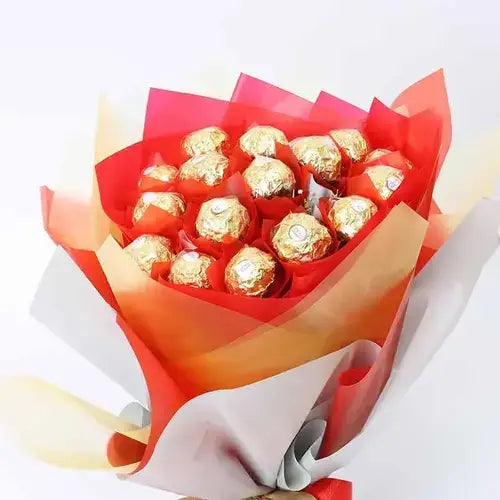 Luxury chocolate bouquet for gift delivery in Dubai
