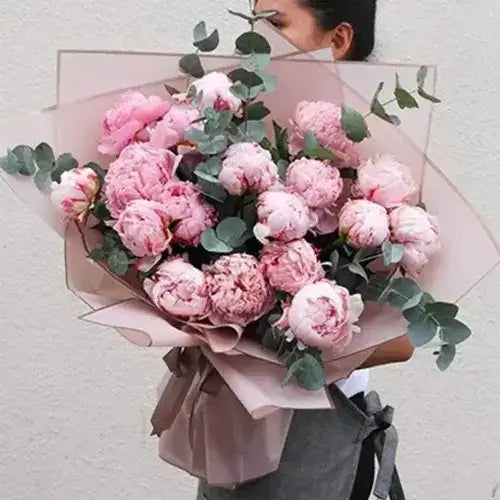 Sweety 17 Pink Peonies Bouquet – Fresh Flowers in UAE