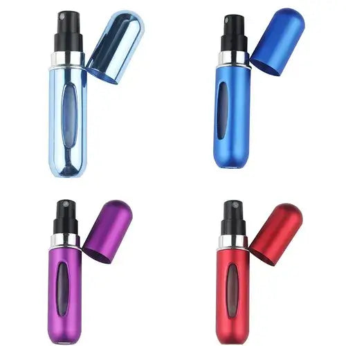  5ml refillable perfume atomizer bottle in various colors (Refillable Perfume Atomizer Dubai - giftshop.ae)