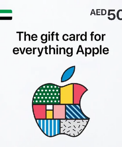 Apple iTunes Gift Card with an AED 50 value
