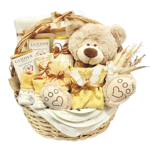 Nature's Baby Newborn Gift Hamper - Premium Baby Basket