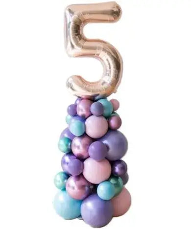 Celebrate in Style: Number Balloon Column (Pick Your Age)