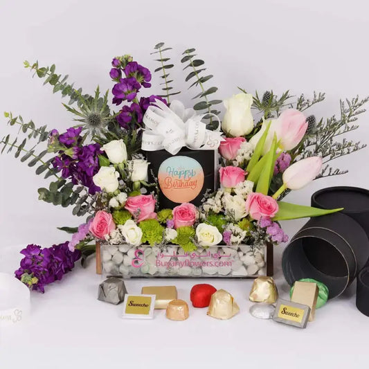 Birthday Bliss: Flowers & Chocolates (giftshop.ae)