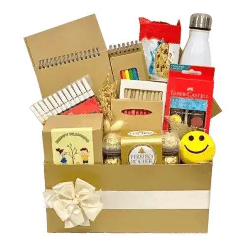 chocolate and coloring kids gift set in Dubai, UAE