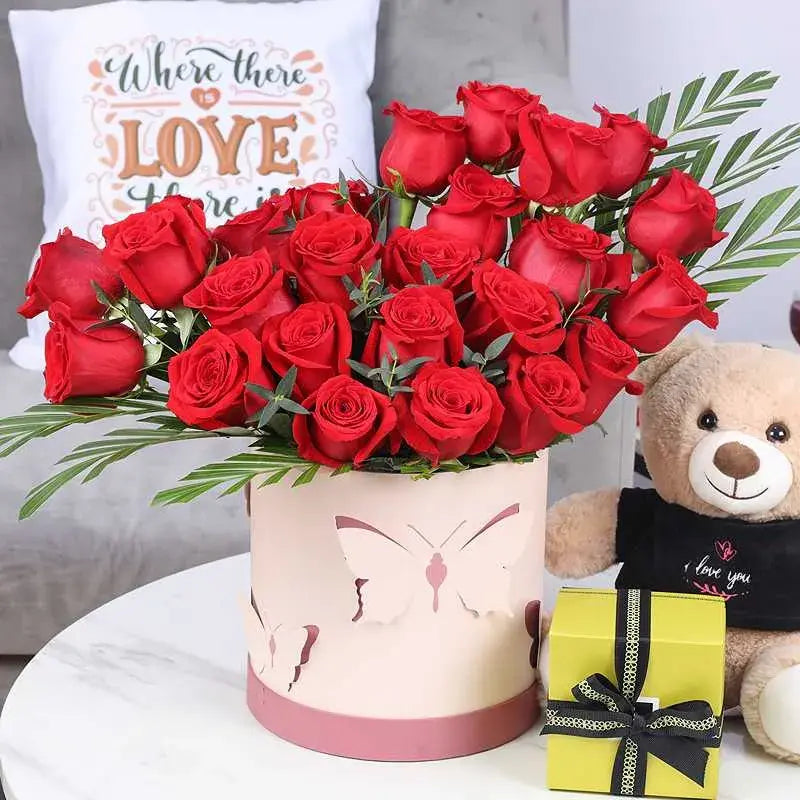  Declare Your Love: Explore Ultimate Love Story - Roses, Chocolates & Teddy Bear