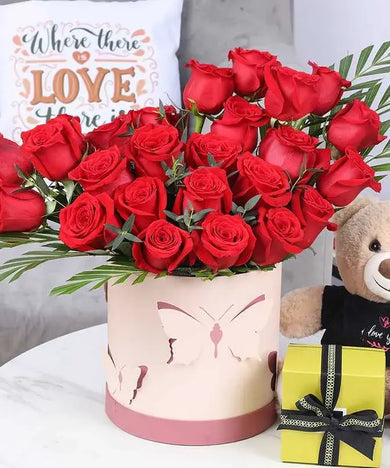  Declare Your Love: Explore Ultimate Love Story - Roses, Chocolates & Teddy Bear