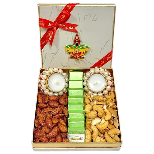 Gourmet Mixed Nuts in Diwali Gift Box UAE