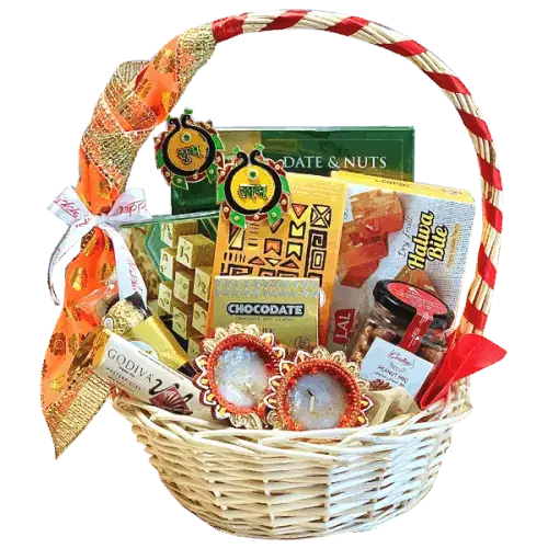 Diwali Gift Basket with Chocolates