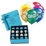 Father's Day Gift chocolates & balloons gift set