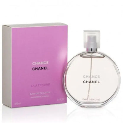 Chanel Chance Eau Tendre Eau de Toilette bottle for women (Designer Perfumes Dubai - giftshop.ae).