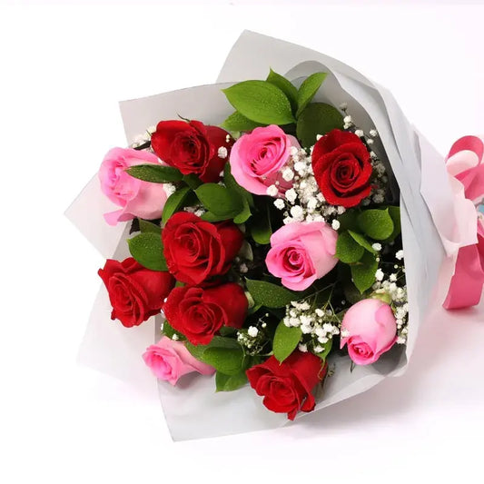  Sweet Sentiments: 11 Roses Bouquet 