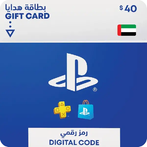 PlayStation Store gift card for USD $40 value (giftshop.ae).