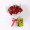 Romantic Red Beauty Roses Bouquet with Patchi Chocolates | GiftShop.ae