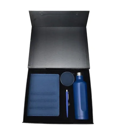 Something Blue Gift Set - Notebook, Pen, Multi Cable, Stainless Bottle