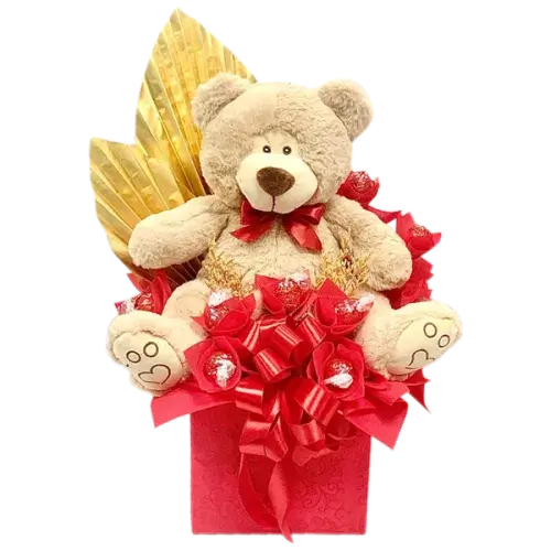 Sweet Surprise Gift Set - Teddy Bear & Lindt Chocolates