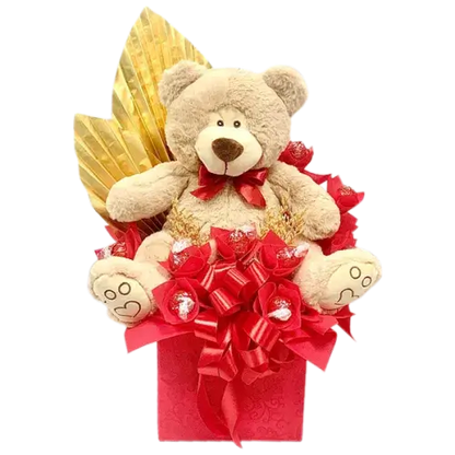 Sweet Surprise Gift Set - Teddy Bear & Lindt Chocolates