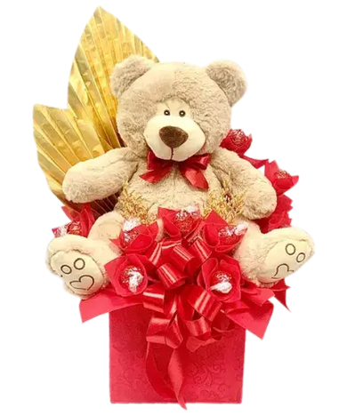 Sweet Surprise Gift Set - Teddy Bear & Lindt Chocolates
