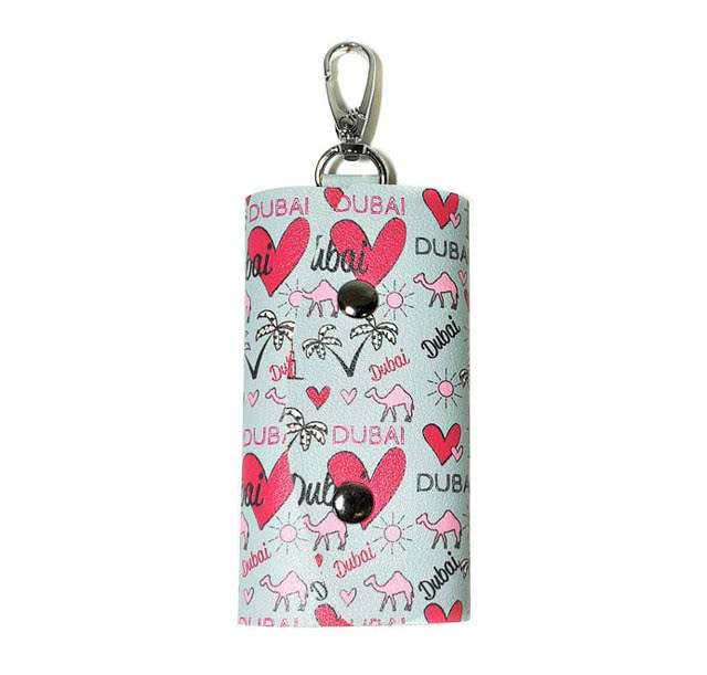 Trendy key holder/ key ring, Dubai Icon Love design.