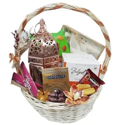 Send a taste of Arabia with a sweet & savory gift basket delivered in Dubai (giftshop.ae)