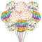 Birthday balloon bouquet with colorful foil balloons for a festive surprise (UAE).