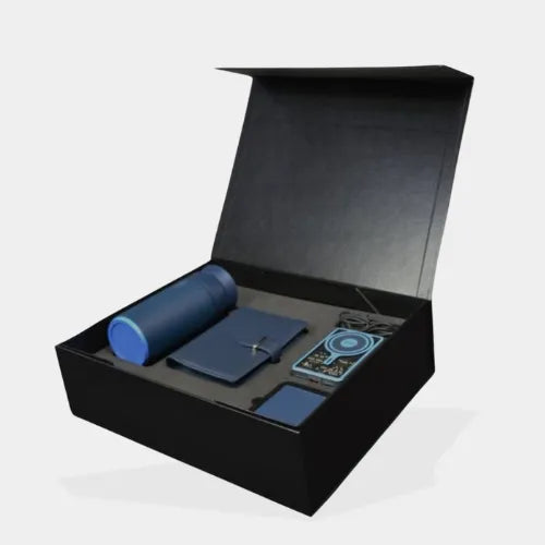 Business Travel Gift Set in Dubai with Ocean Bottle Brew, Passport Wallet, Powerbank, and Cardholder