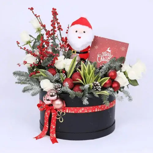 Buy Christmas Flowers Dubai UAE – Winter Holidays Flower Hamper