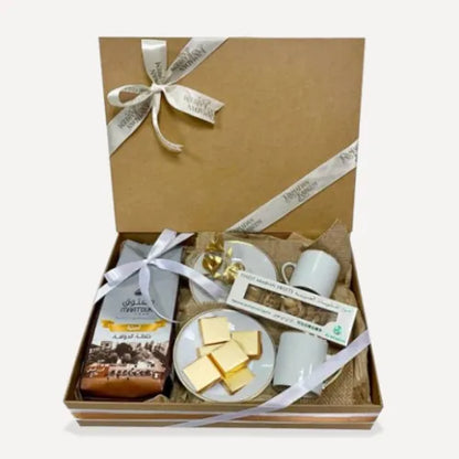 Coffee Break gift hamper with gourmet coffee, sweets, and chocolates in Dubai, UAE