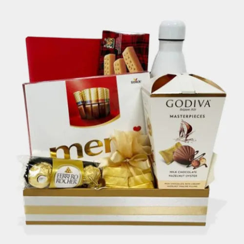 Corporate Appreciation Gift Set with chocolates and notebook - Dubai | Giftshop.ae