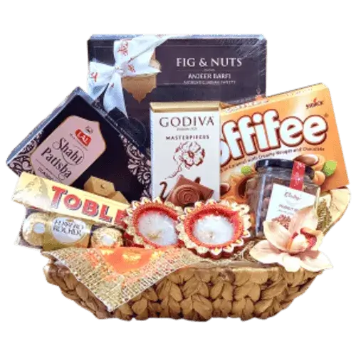 Premium chocolate gift basket for Diwali UAE delivery