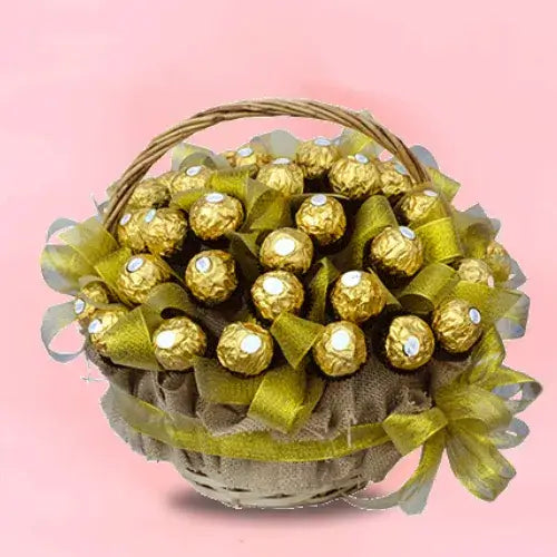 Ferrero Rocher Chocolate Basket