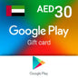 Google Play Gift Card UAE - AED 30 features, benefits, and redemption guide at Giftshop.ae