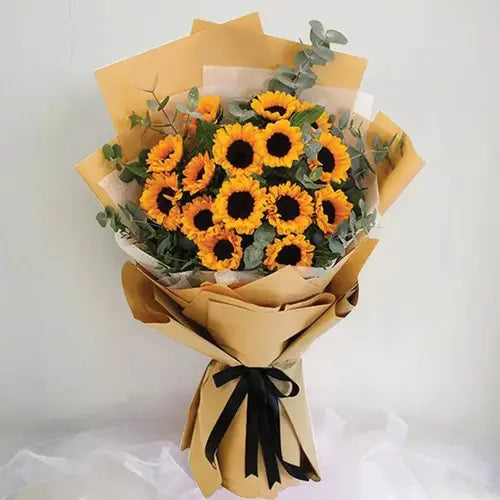 send sunflower bouquet online in Dubai, UAE