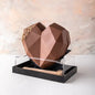 Luxurious heart-shaped chocolate gift in Dubai filled with roasted nut truffles, available at Giftshop.ae