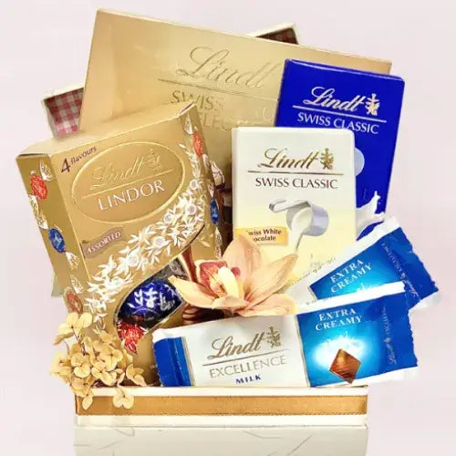 Premium Chocolate Selection in the Lindt Gift Box