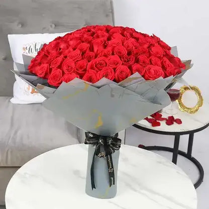 Love Story 151 Red Roses Flower Bouquet in Dubai