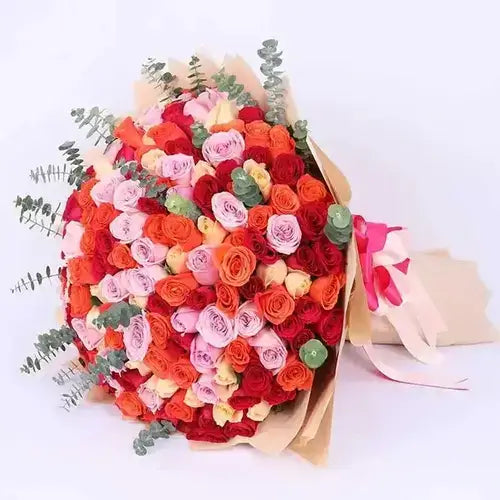 Exquisite 201 Roses Flower Bouquet for Gifting in UAE