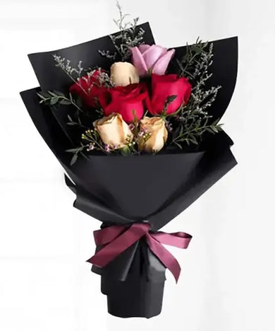 Send a thoughtful gift! Classic roses & marble cake, delivered fresh across UAE.