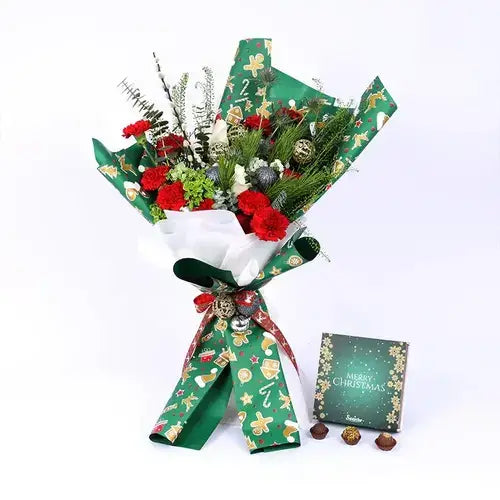 Order Christmas Flowers to Dubai, Abu Dhabi, and UAE – Bouquet & Chocolates