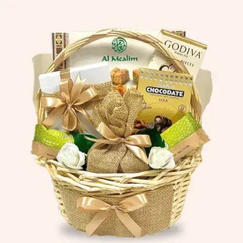 Order gifts online in Dubai, UAE - Basket of Delights gift set