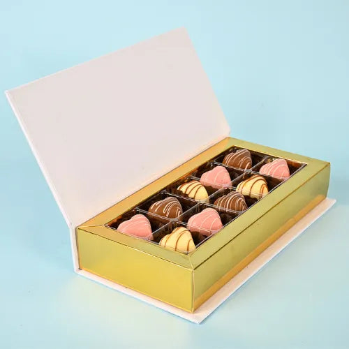 Custom chocolate box with personalized picture and Belgian chocolates – Unique gift idea from Giftshop.ae