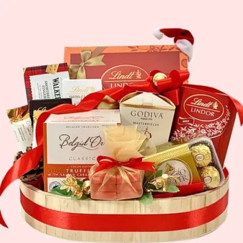 Chocolate Hamper with Lindt and Godiva Chocolates for Dubai Delivery