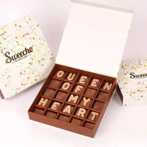 queen of my heart milk chocolate box 25 pcs dubai