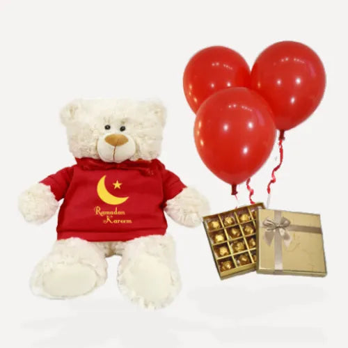 Ramadan Gift for Her in Dubai – Teddy, Chocolates & Balloons