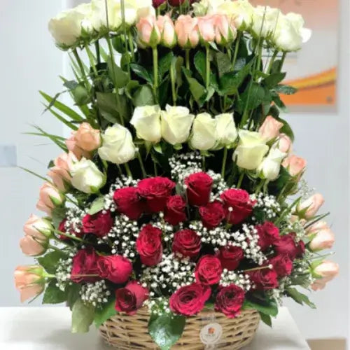 Send Congratulations Flowers in Dubai UAE - Happiness Rose Arrangement