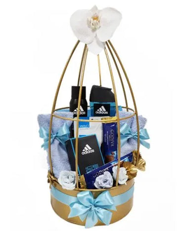 Pampering gift for men! Spa essentials, chocolate & towels, delivered fresh across UAE.