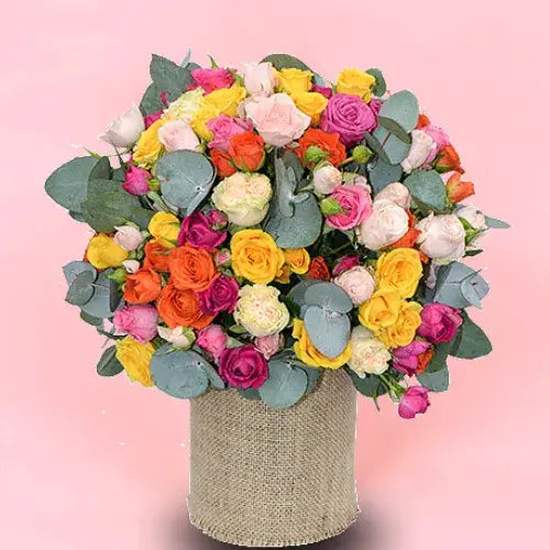 Sweetie Spray Roses Bouquet for Flower Delivery Abu Dhabi
