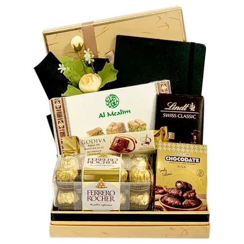 The Executive Office Gift Set with Chocolates and Notebook in Dubai, UAE