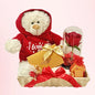 Valentine's Day gift basket with Godiva chocolates, teddy bear, and more for delivery in Dubai, UAE